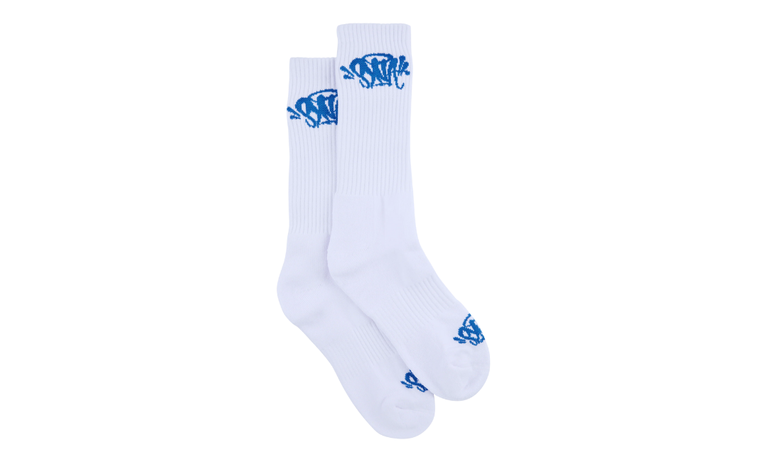 Syna World Central Cee 2PACK Skarpetki White Blue