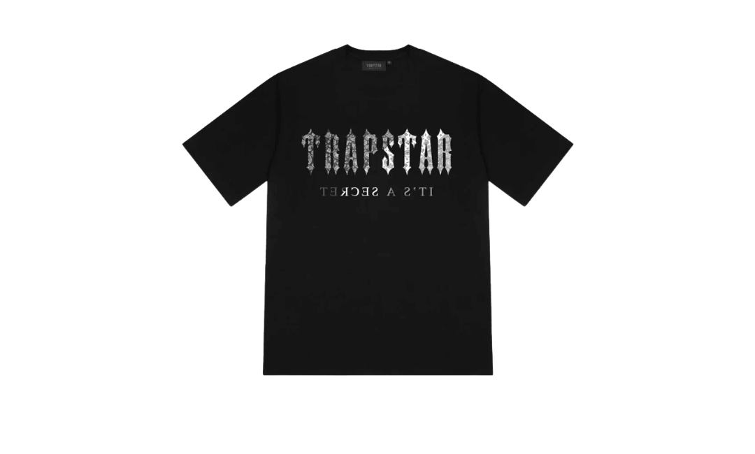Trapstar Decoded Paisley Monochrome Edition Tee Black