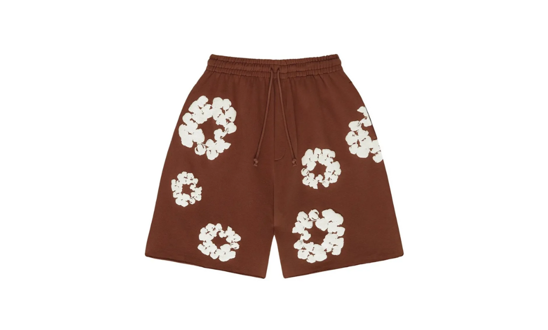 Denim Tears The Cotton Wreath Shorts Brown