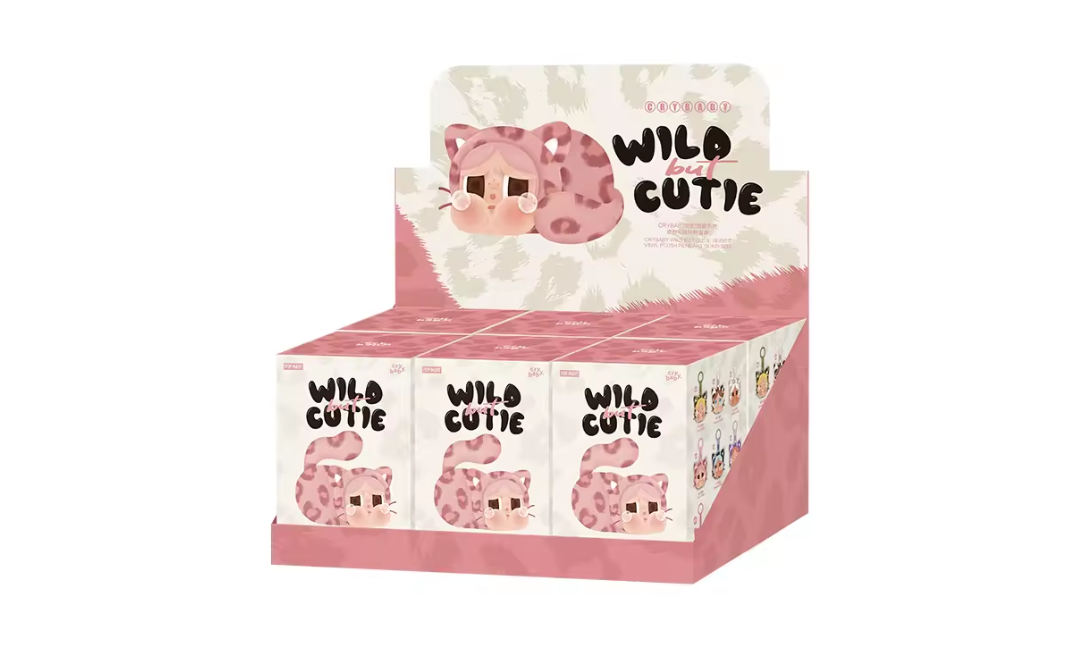 Pop Mart Crybaby Wild but Cutie Series Vinyl Plush Pendant Sealed Case (Zestaw 6 szt.)