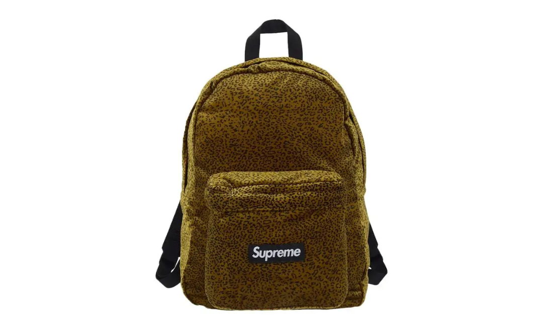 Plecak Supreme Velvet Backpack Tan Leopard
