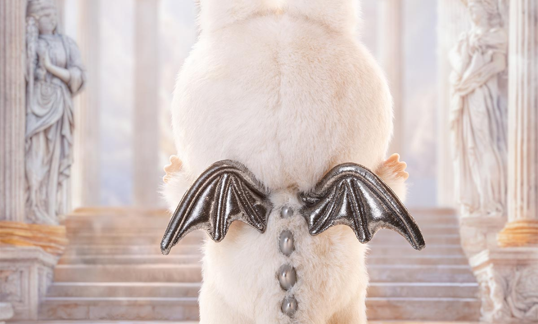 Pop Mart The Monsters Labubu Zimomo Angel in Clouds (Figurka 40cm)