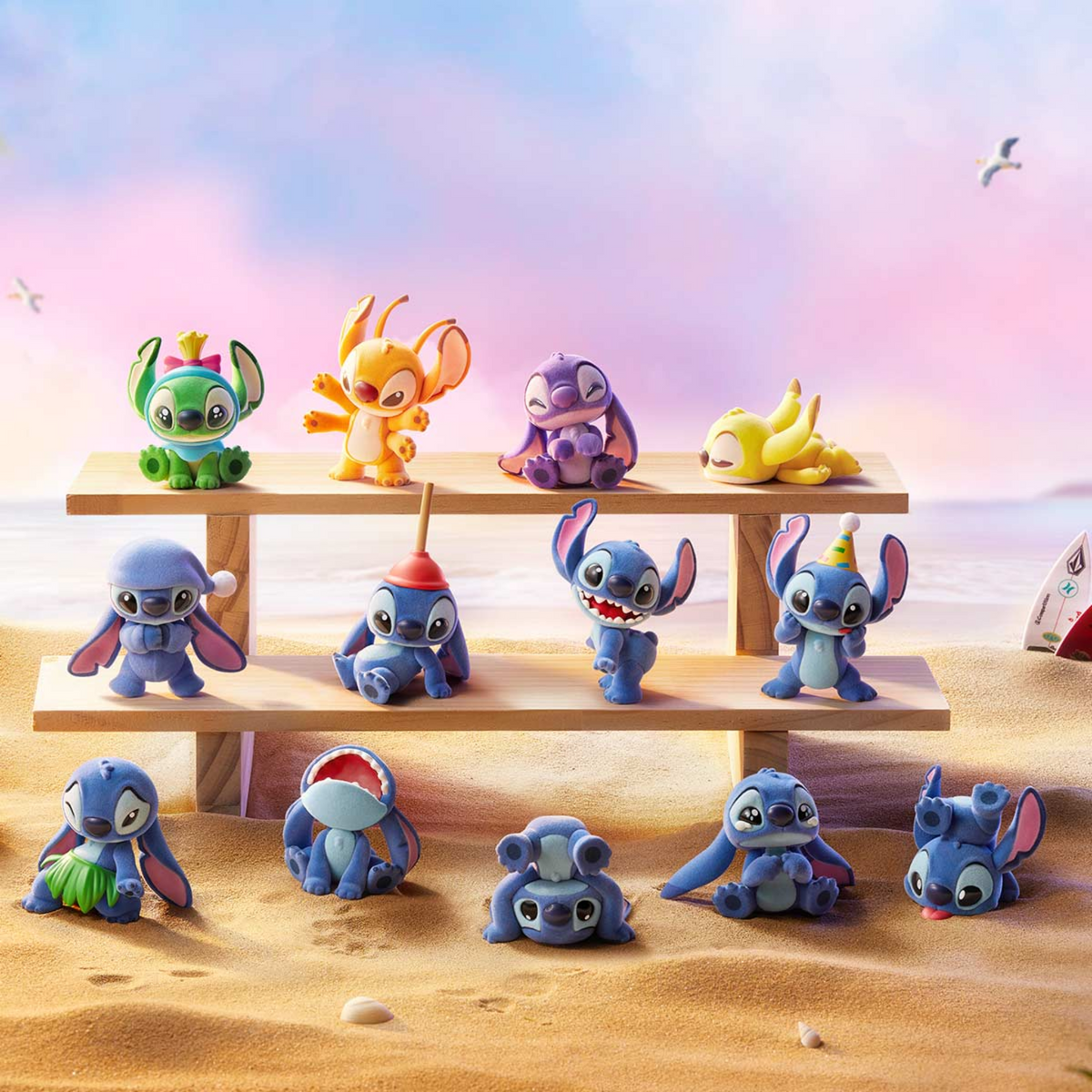 Pop Mart Disney Stitch Little Emotions Series Figure Sealed Case *USZKODZONE PUDEŁKO*