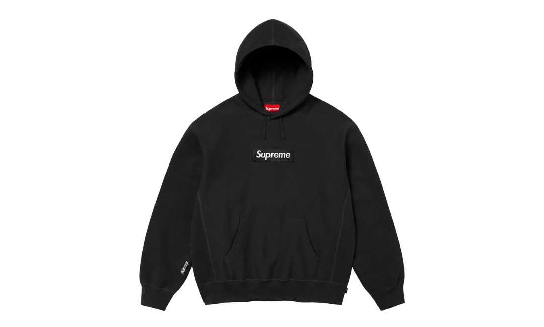 Supreme Box Logo Hooded Sweatshirt Black (FW25)
