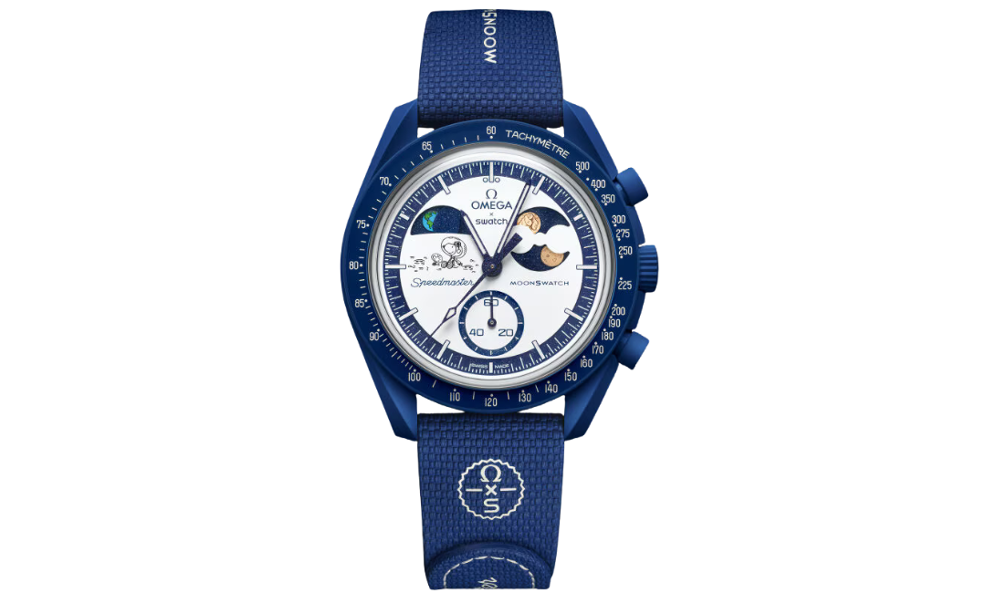 Swatch x Omega Bioceramic Moonswatch Mission To Earthphase Moonshine Snoopy Gold (07.10.2025)