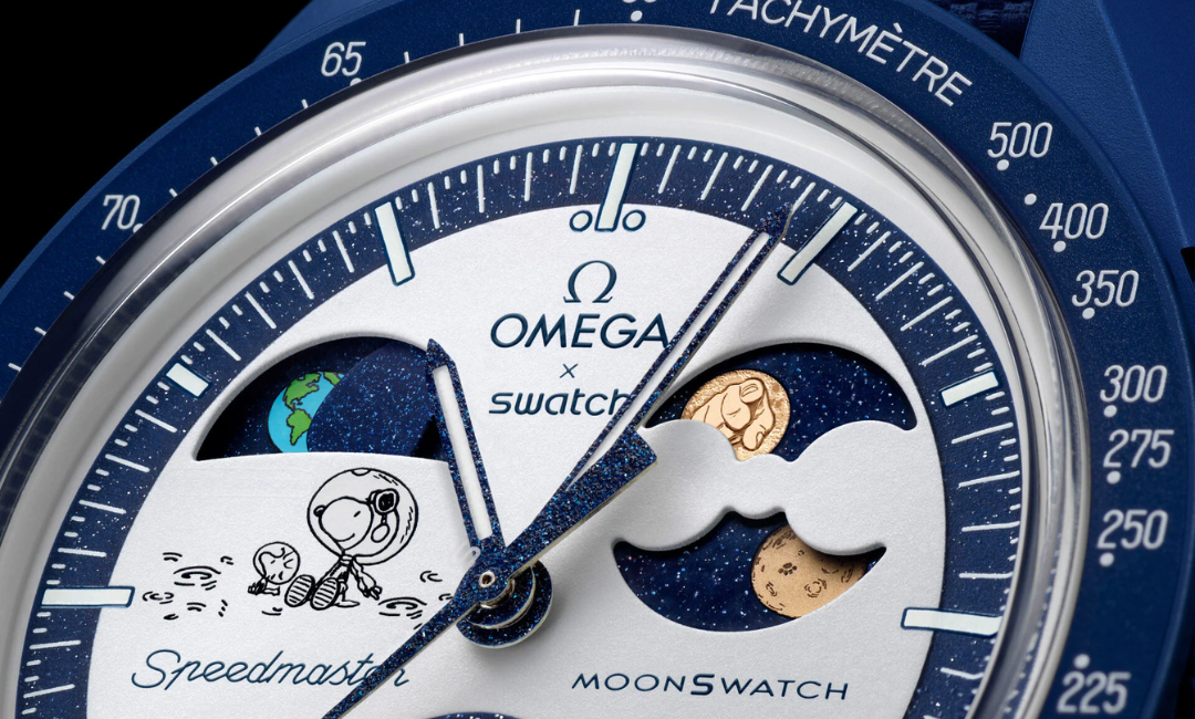 Swatch x Omega Bioceramic Moonswatch Mission To Earthphase Moonshine Snoopy Gold (07.10.2025)