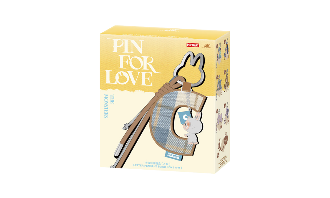 Pop Mart Labubu The Monster Pin for Love Series (A-M) Brelok Blind Box