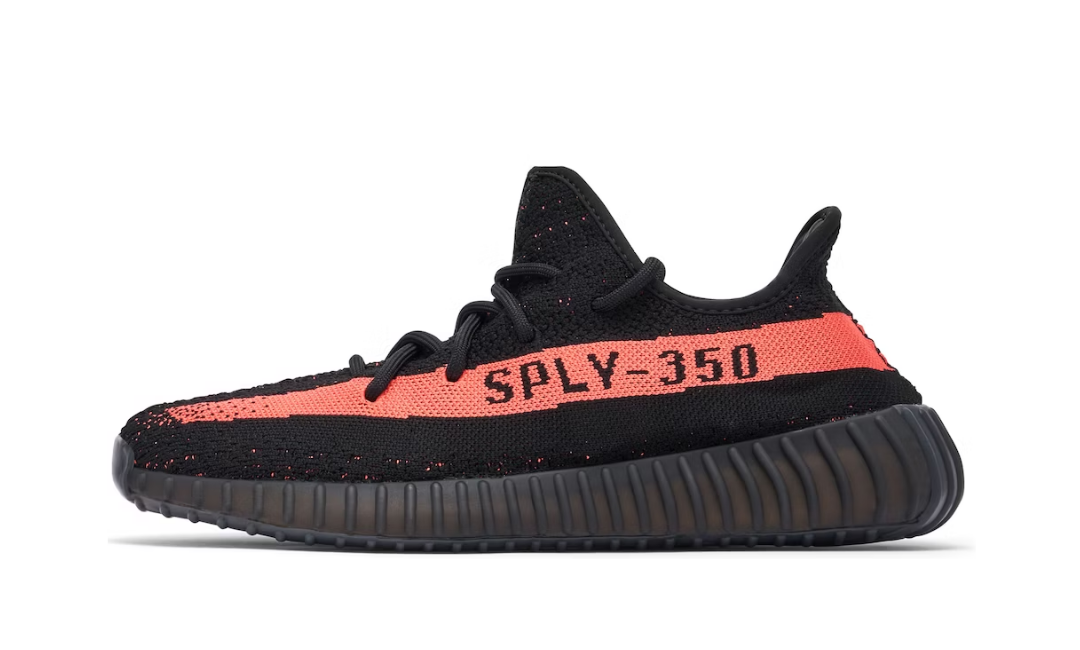 Yeezy Boost 350 V2 Core Black Red (Red Stripe)