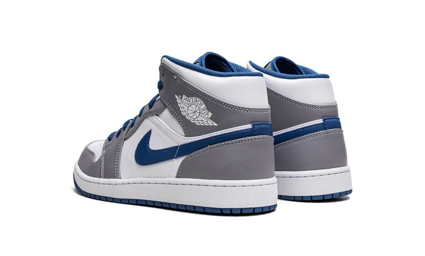 Air jordan 1 mid true deals blue