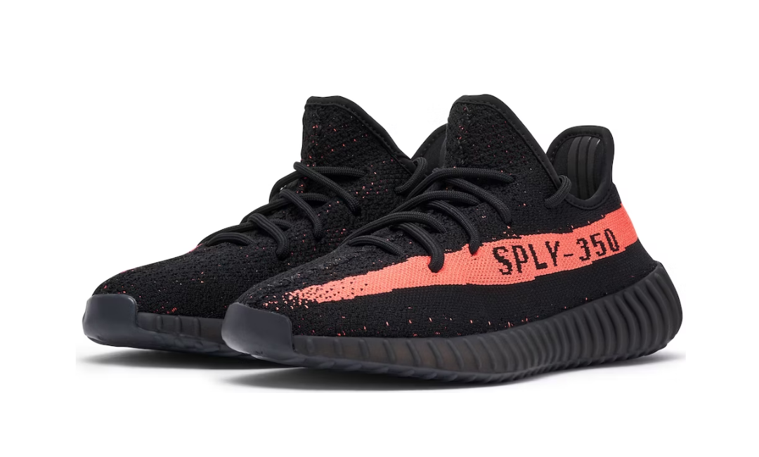 Yeezy Boost 350 V2 Core Black Red (Red Stripe)