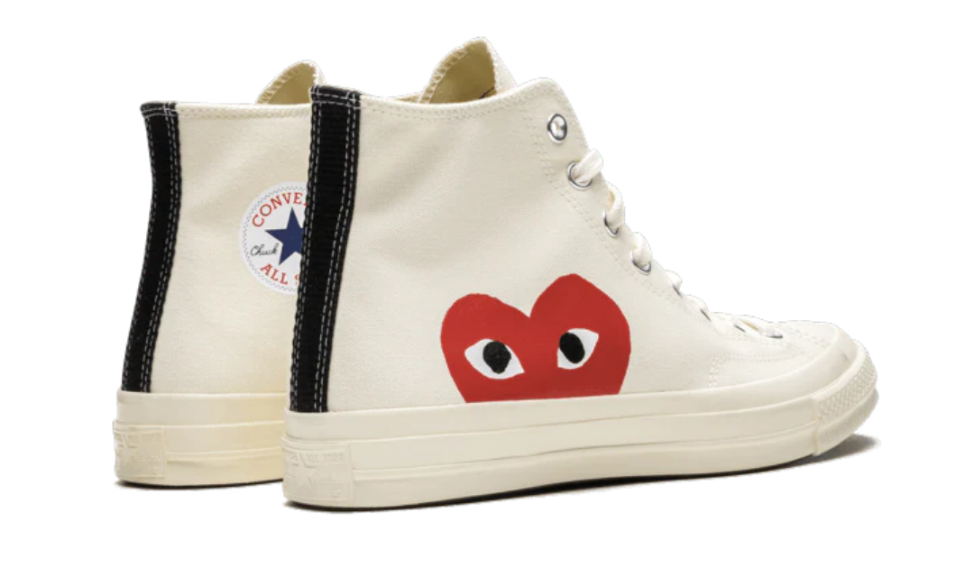 Converse Chuck Taylor All-Star 70s Hi Comme des Garçons PLAY White