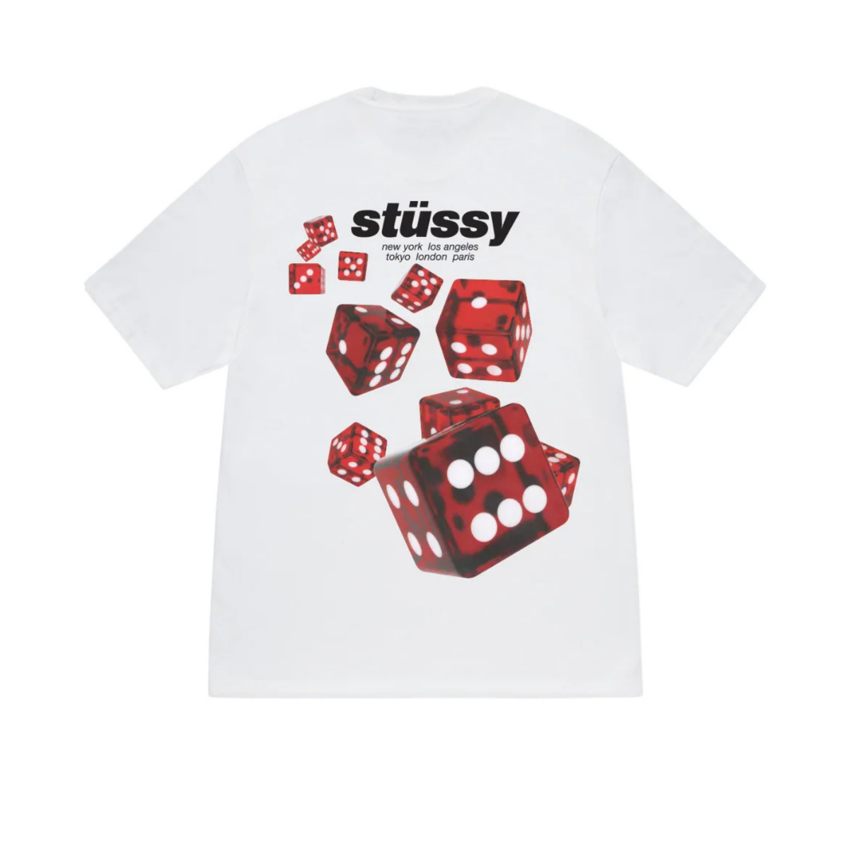 Stussy Rollers Tee White