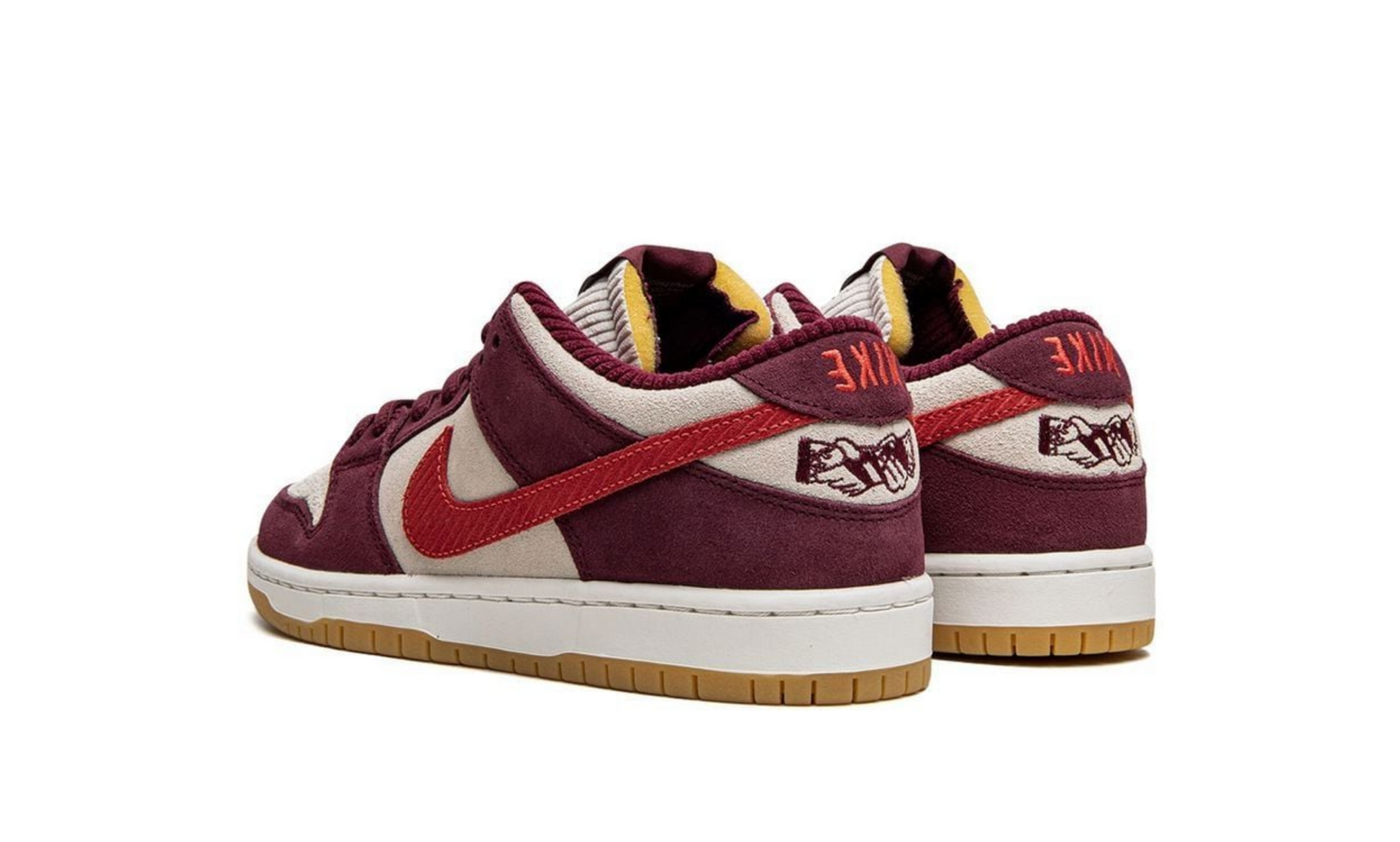 Ron burgundy nike 2025 sb dunk low