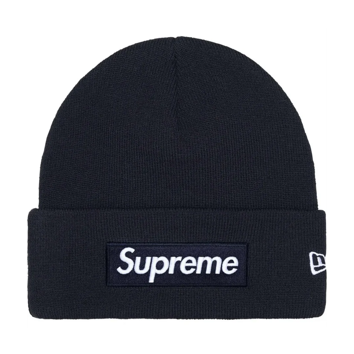 Supreme New Era Box Logo Beanie Navy (FW25)
