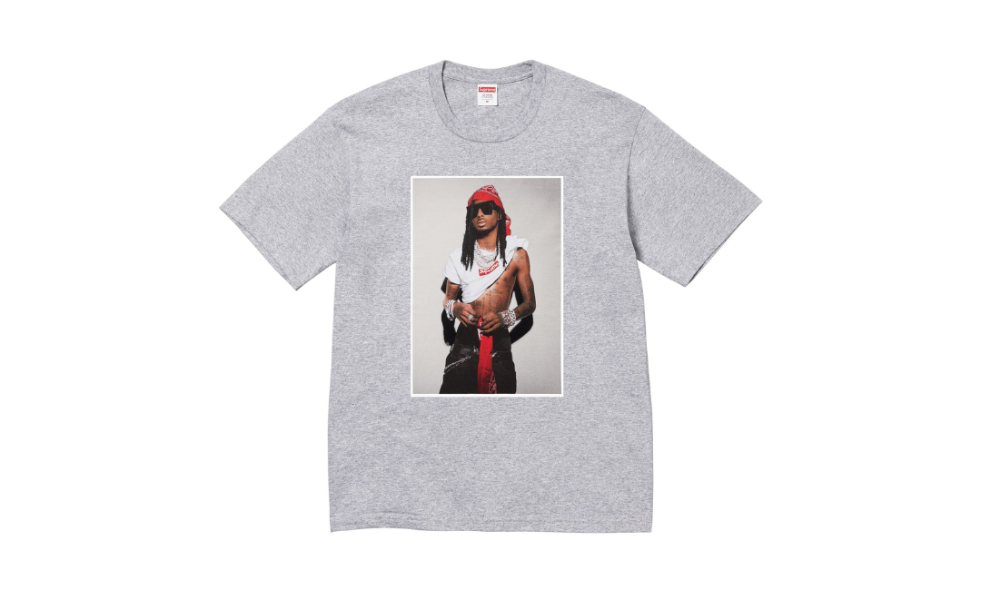 Supreme Playboi Carti Tee Heather Grey