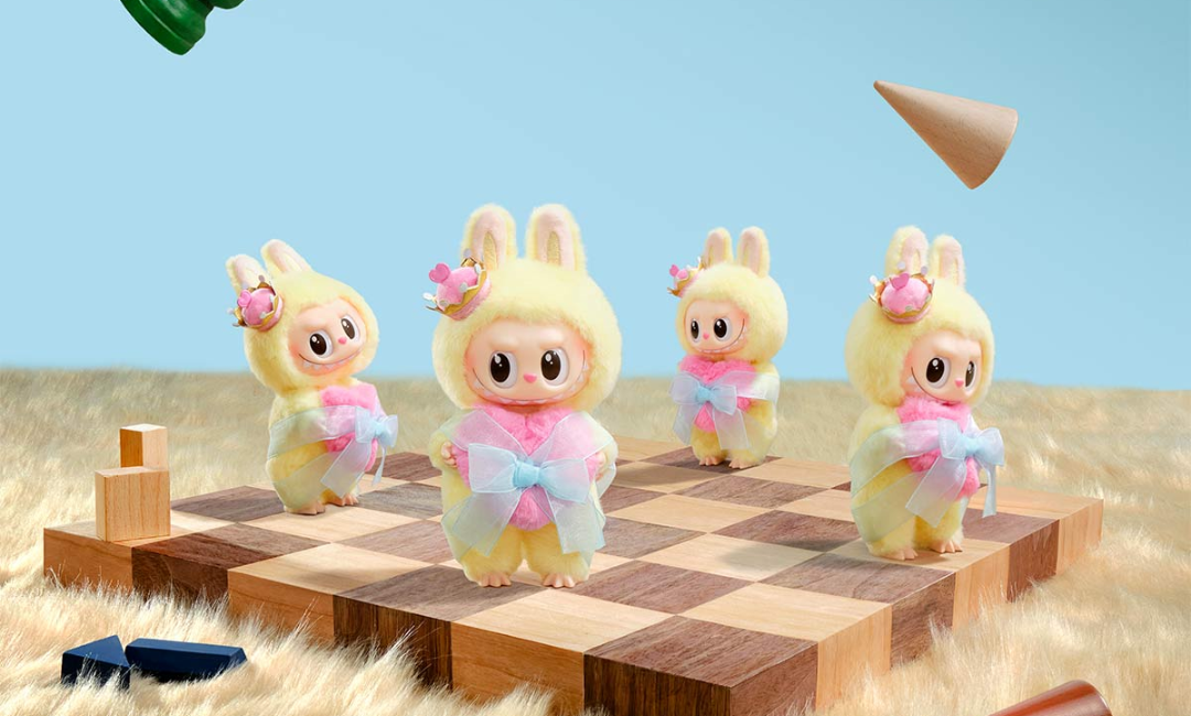 Pop Mart Labubu The Monsters Let's Checkmate Series Vinyl Plush