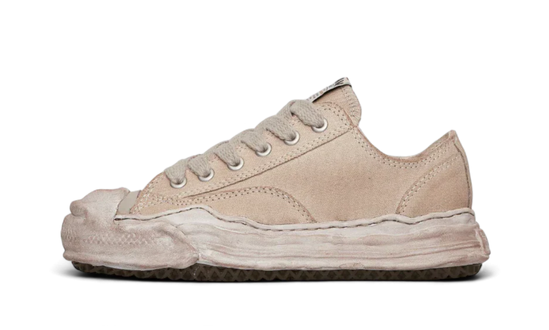Maison Mihara Hank OG Sole Over-Dyed Canvas Low Brown