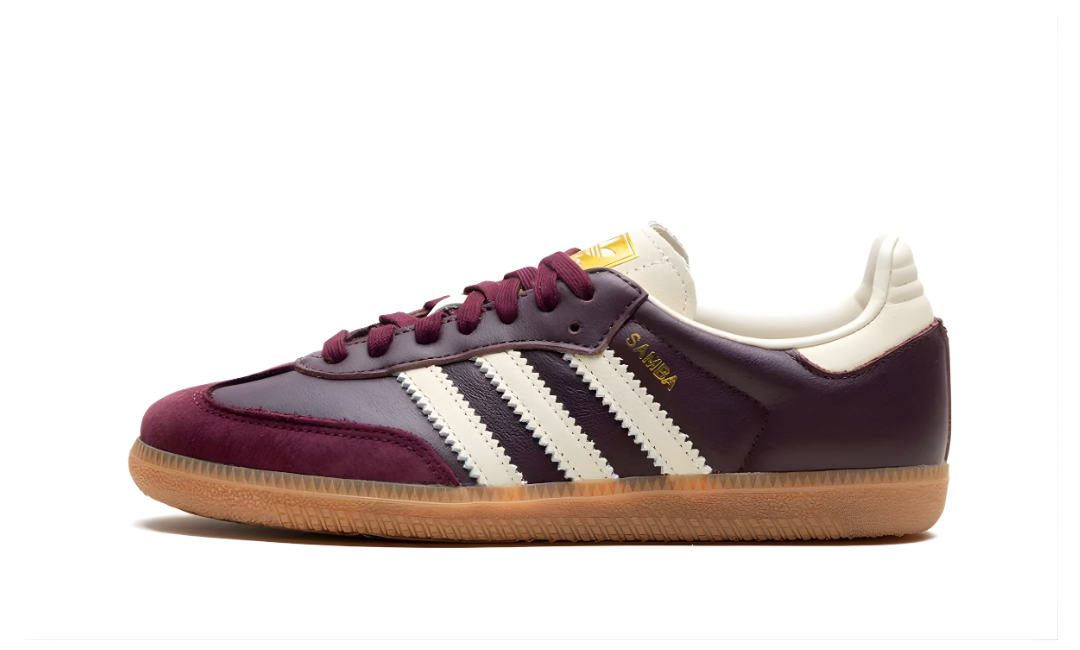 Adidas Samba OG Maroon Gold Metallic *OKAZJA*
