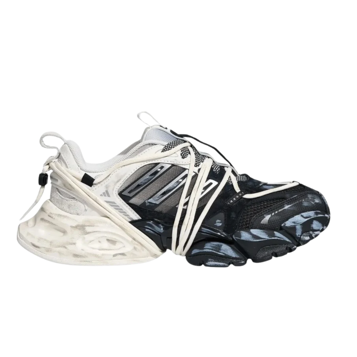 Adidas XLG Runner Deluxe 2.0 Black Iron Metallic - KZ7201
