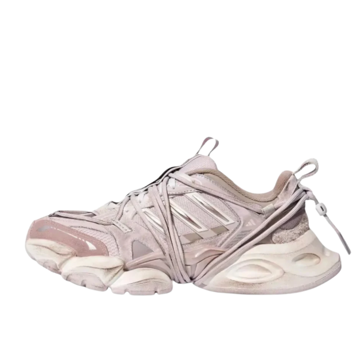 Adidas XLG Runner Deluxe 2.0 Grey Metallic Crystal White - KZ7203