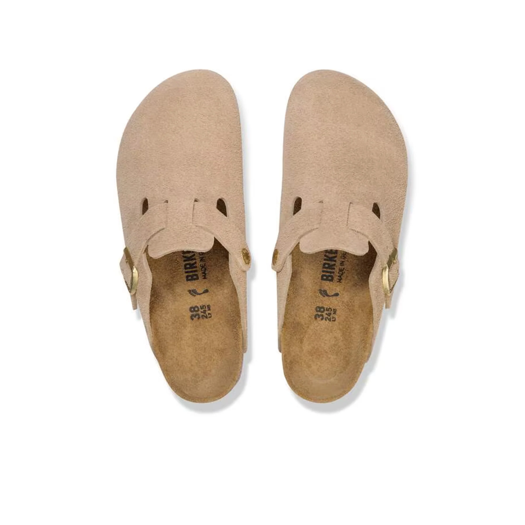 Birkenstock Boston Suede Leather Sandcastle - 1030855 / 10308