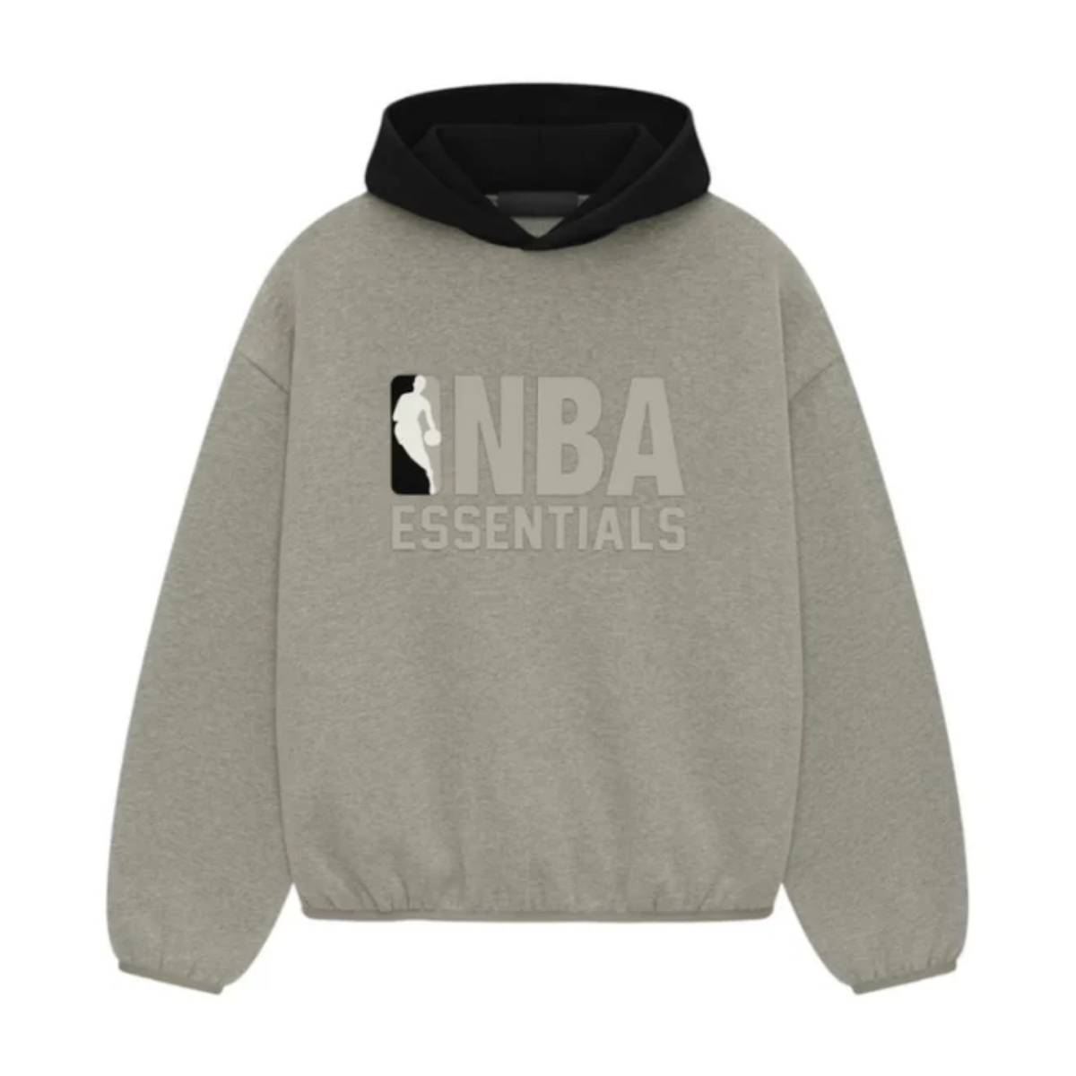 Bluza Essentials NBA (SS25) Warm Heather / Black