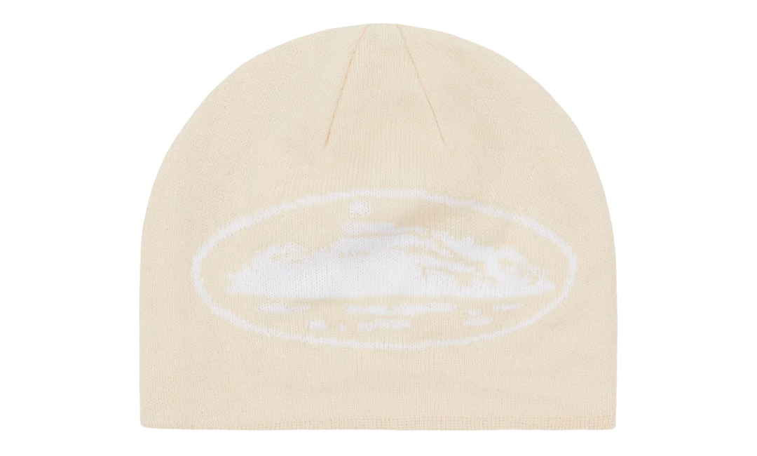 Corteiz Alcatraz Beanie Cream
