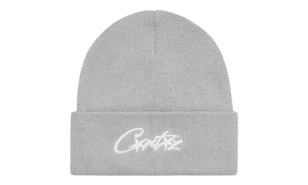 Corteiz Allstarz Folded Beanie Grey
