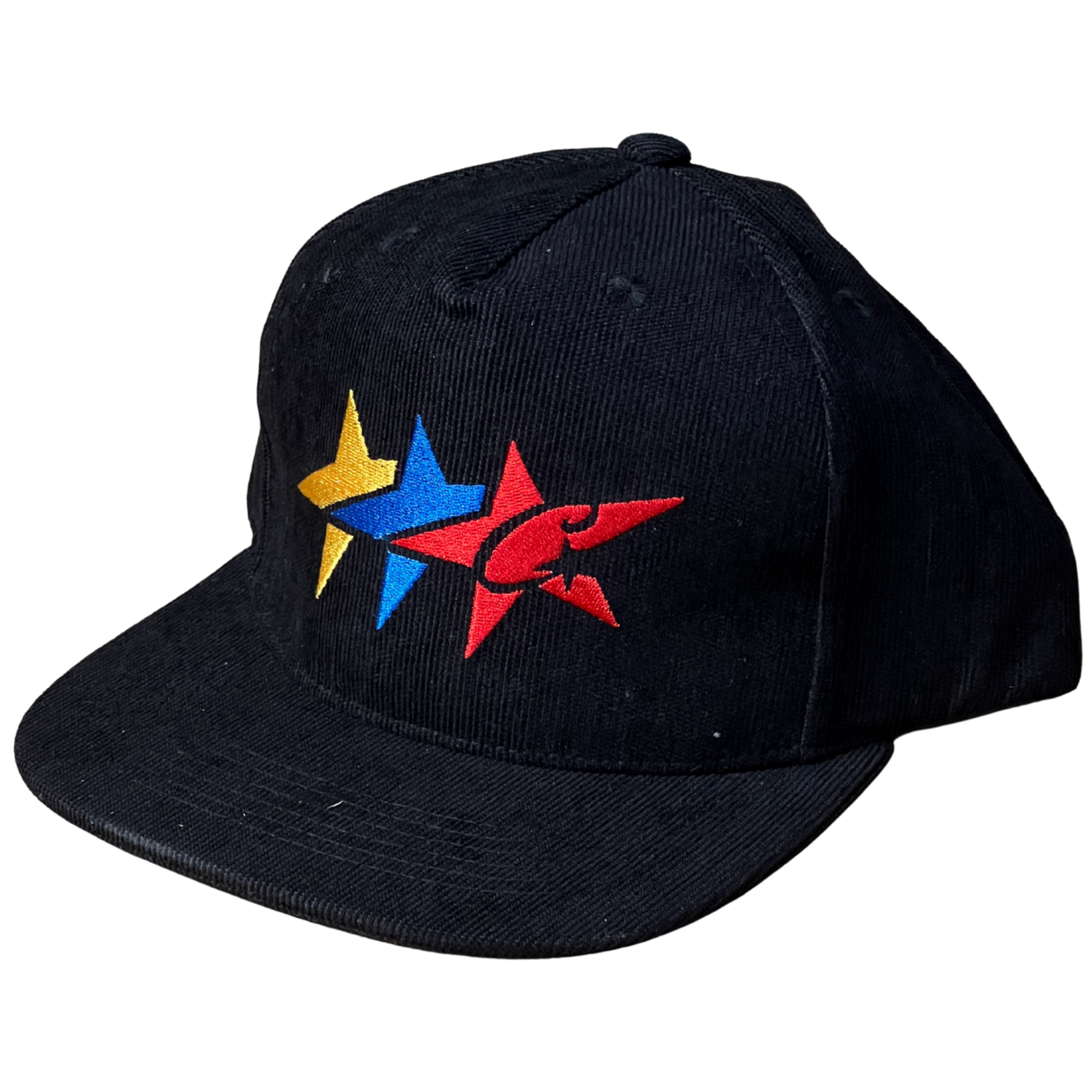 Corteiz  C-Star Corduroy Trucker - Black/Navy
