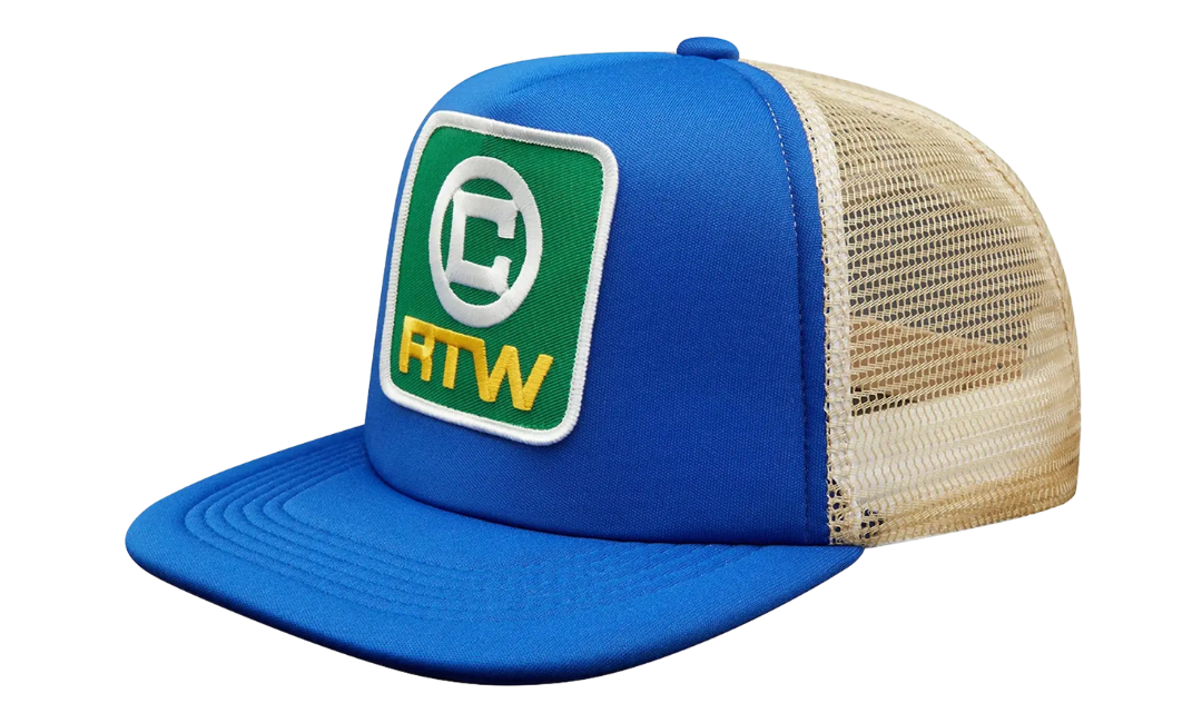 Corteiz Dipset Trucker Hat Blue