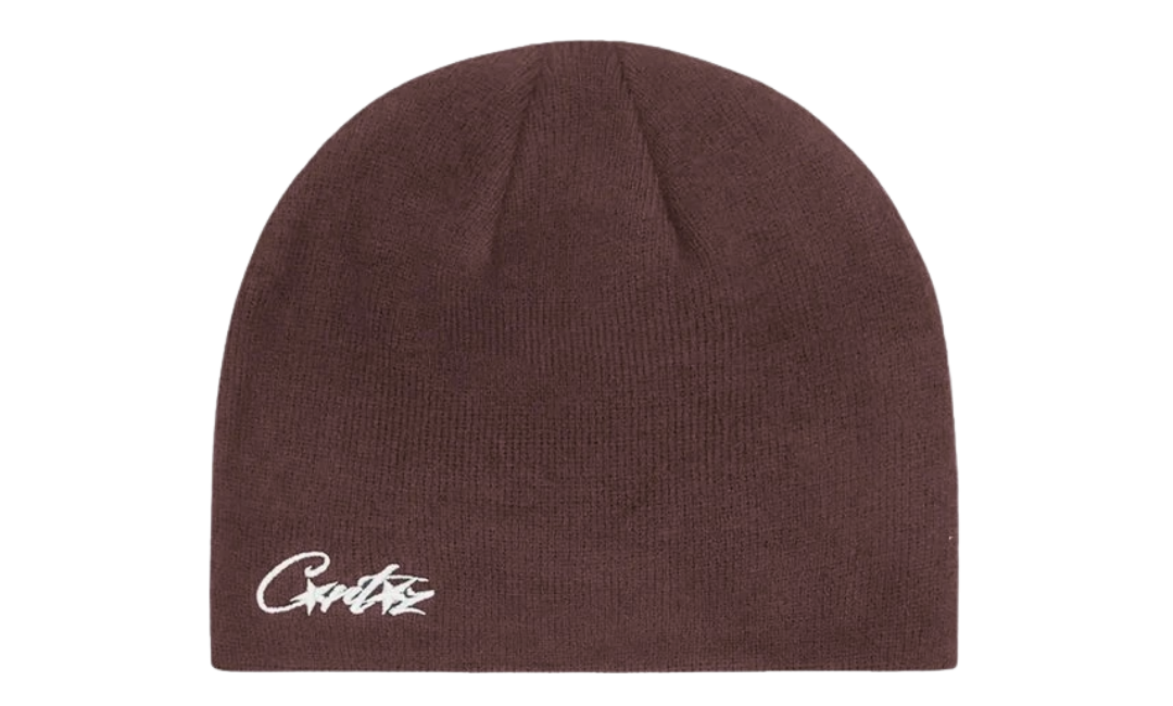 Corteiz Micro Allstarz Beanie Brown