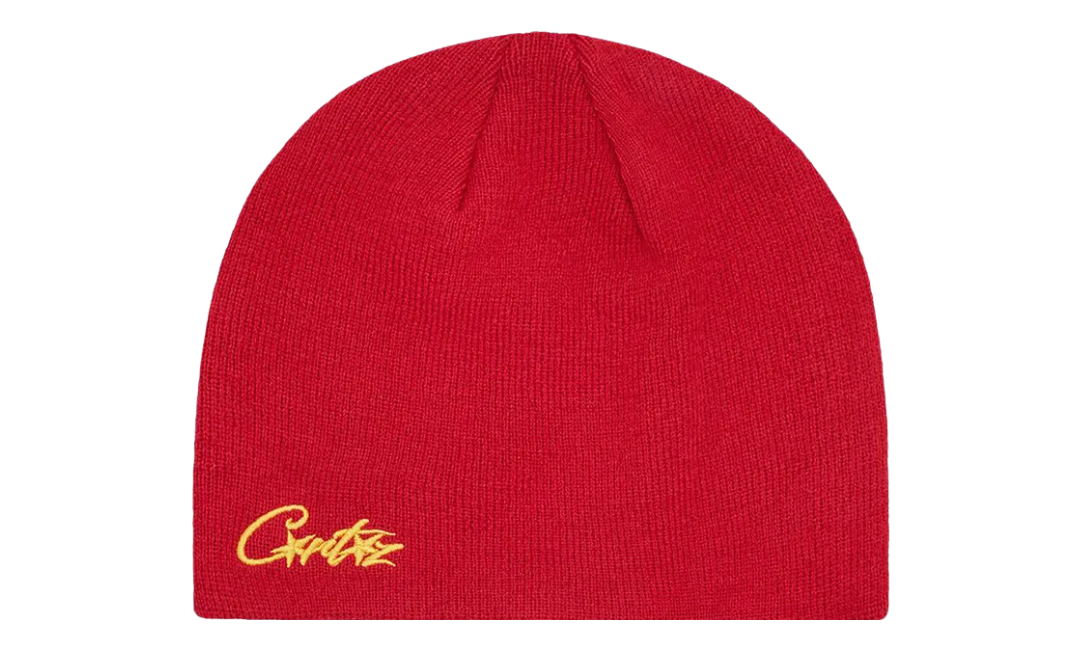 Corteiz Micro Allstarz Beanie Red Yellow