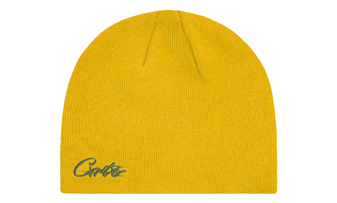 Corteiz Micro Allstarz Beanie Yellow