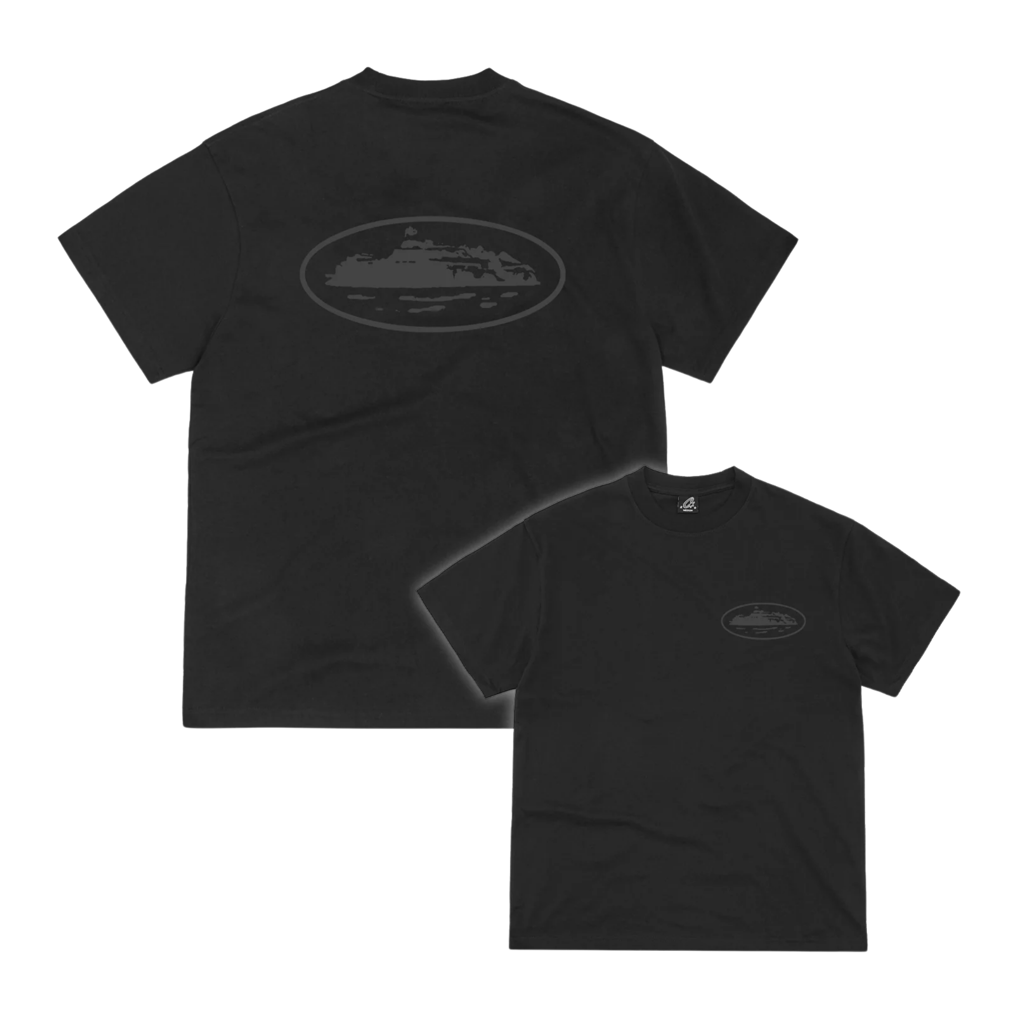 Corteiz OG Island Tee - Black/Reflective