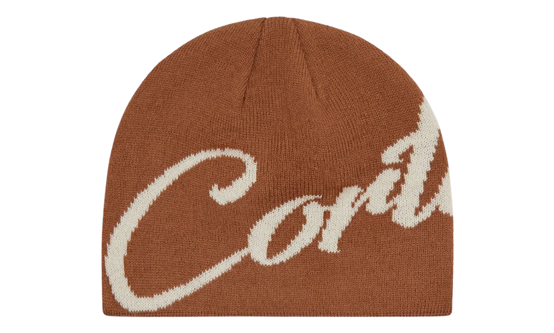 Corteiz OG Strike Beanie Brown