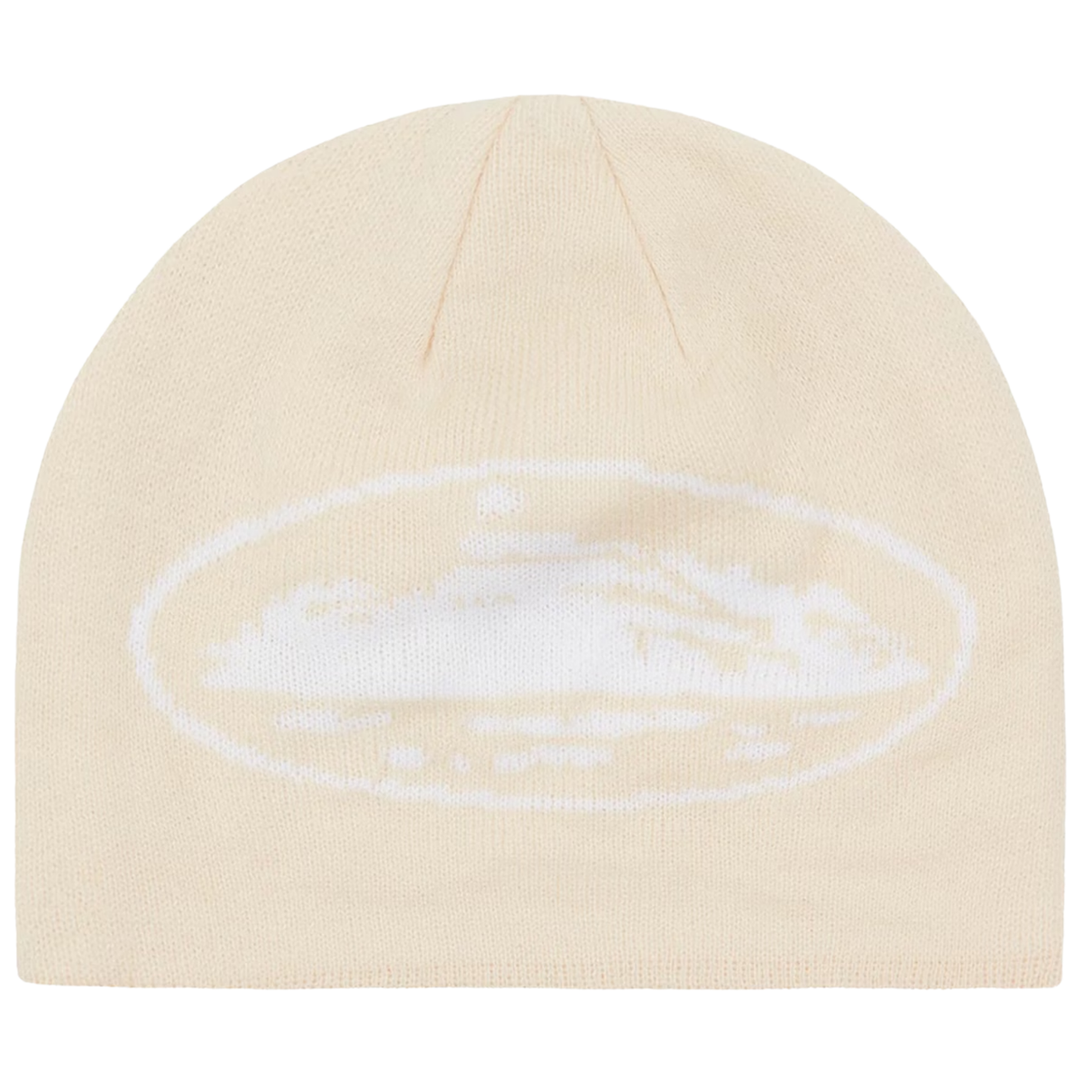 Corteiz Alcatraz Beanie Cream