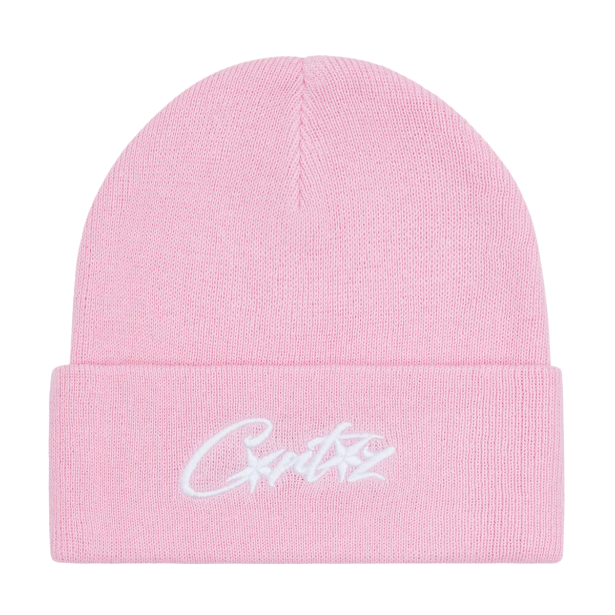 Corteiz Allstarz Folded Beanie Pink