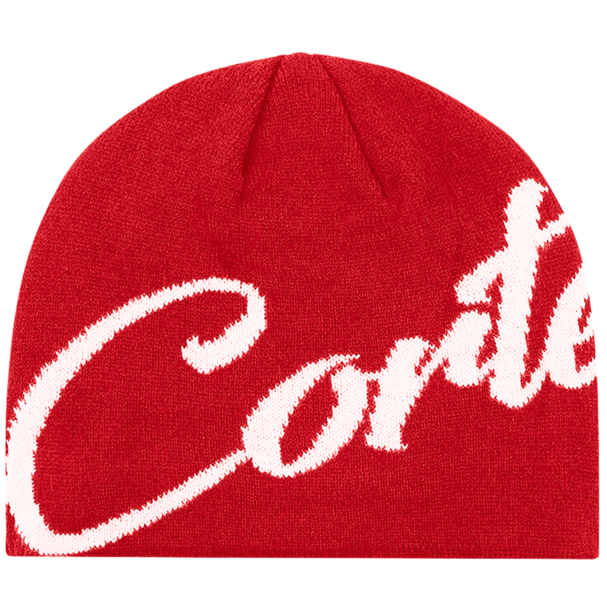 Corteiz OG Strike Beanie Red White