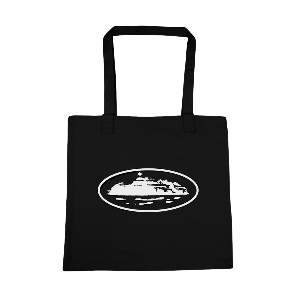 Corteiz Totebag Black White