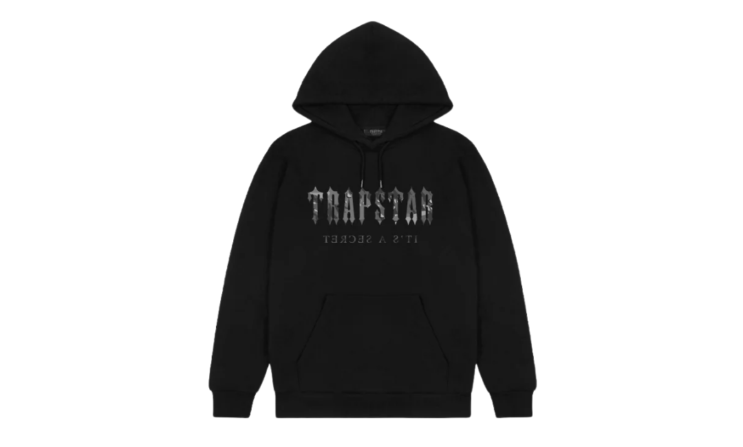Trapstar Decoded Camo Hooded Tracksuit Blackout Edition