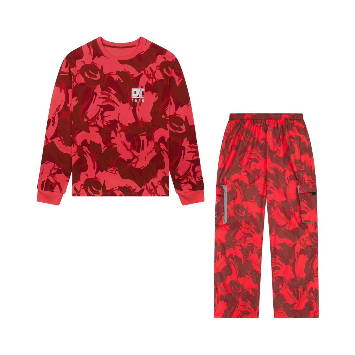 Denim Tears Outdoor Tracksuit Tee Red