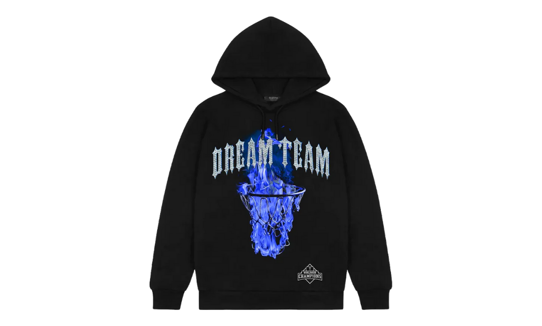 Trapstar Dream Team Hoodie Black Blue