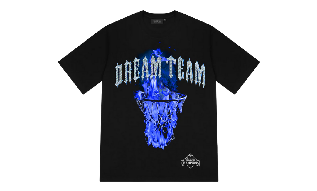 Trapstar Dream Team Tee Black Blue