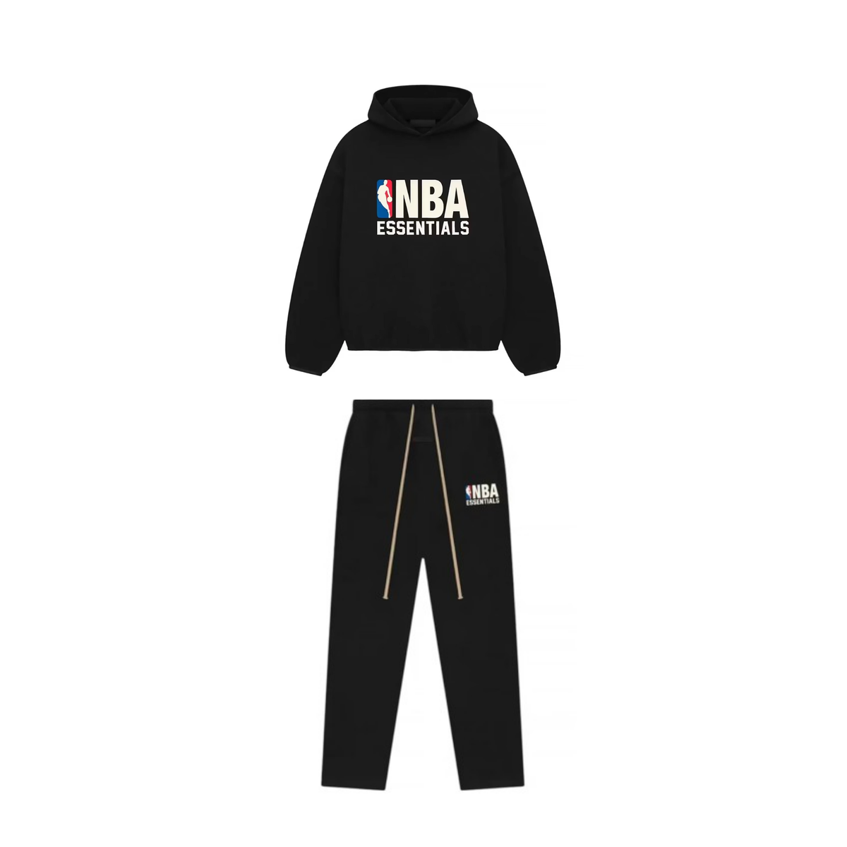 Essentials Komplet Dresowy NBA Relaxed Black - 192AL246401F / 130AL246001F
