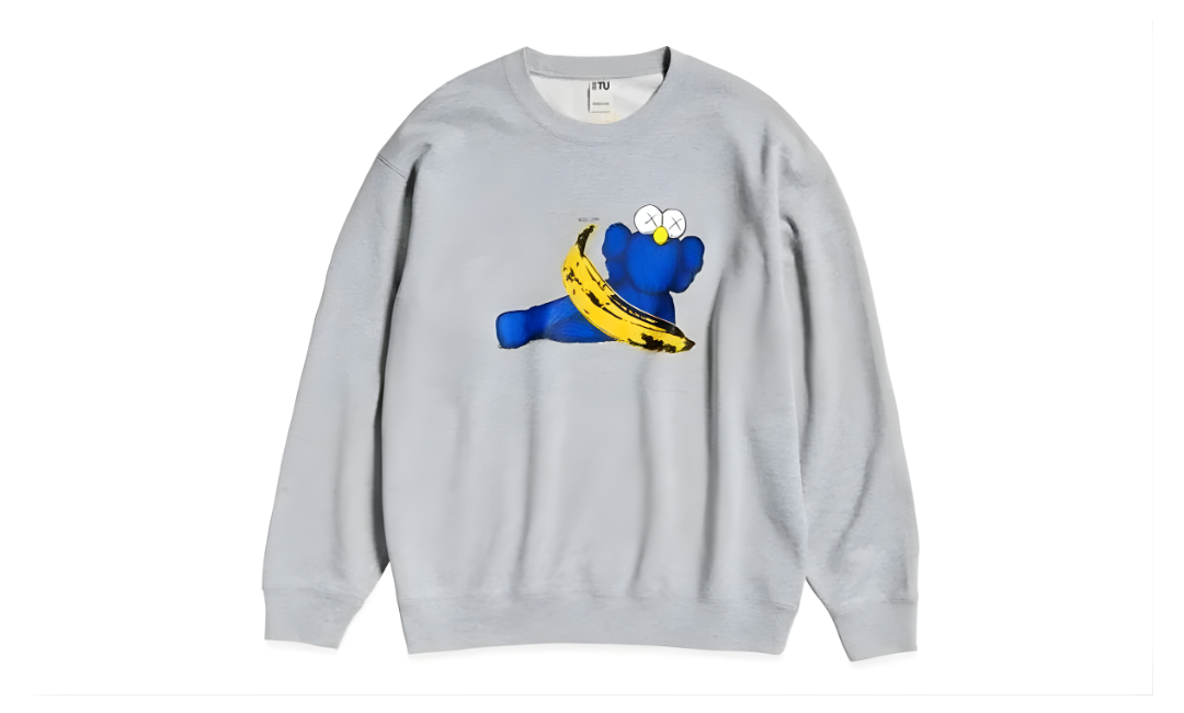 KAWS Uniqlo X Andy Warhol Banana Crewneck *OKAZJA*