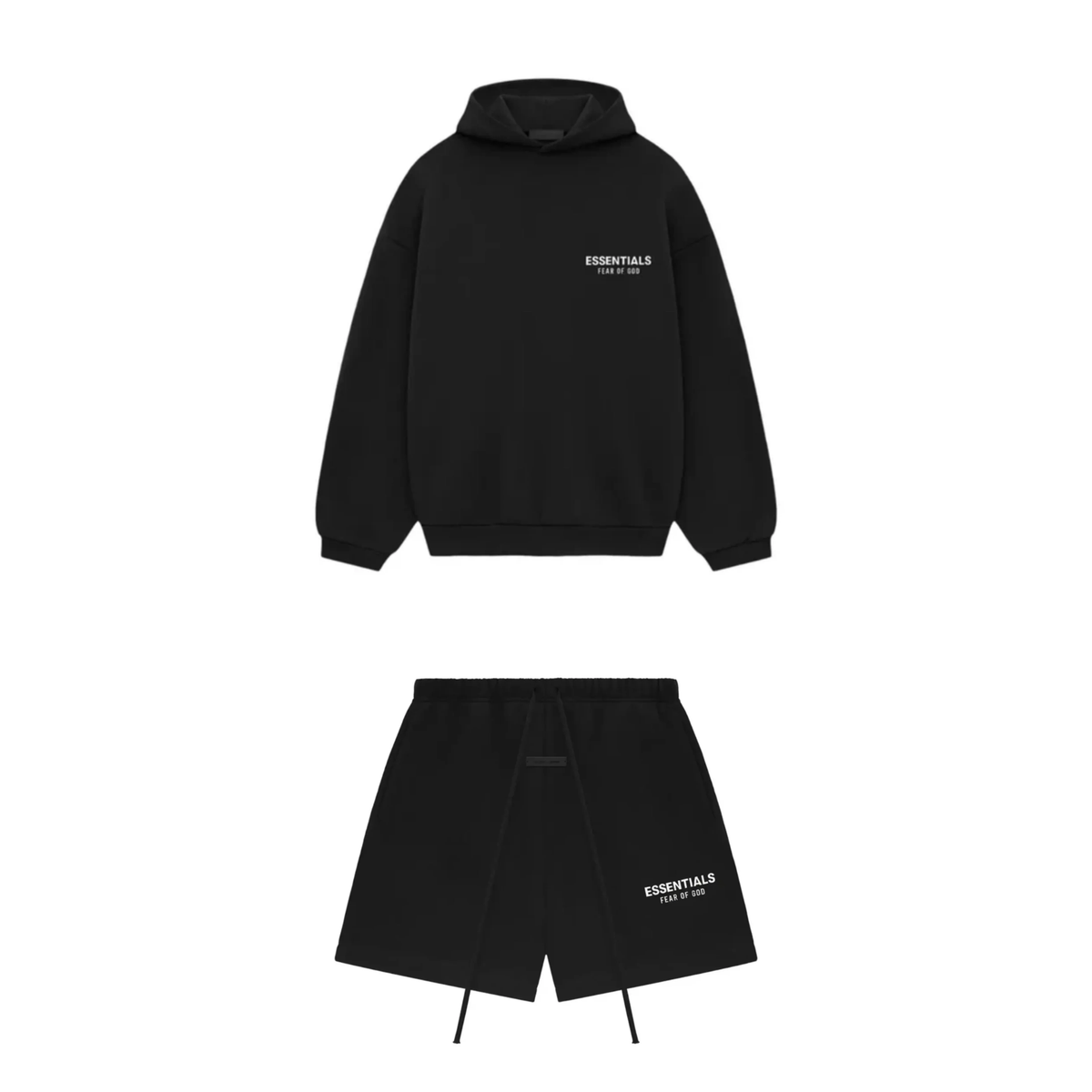 Komplet Essentials Bluza + Spodenki Jet Black