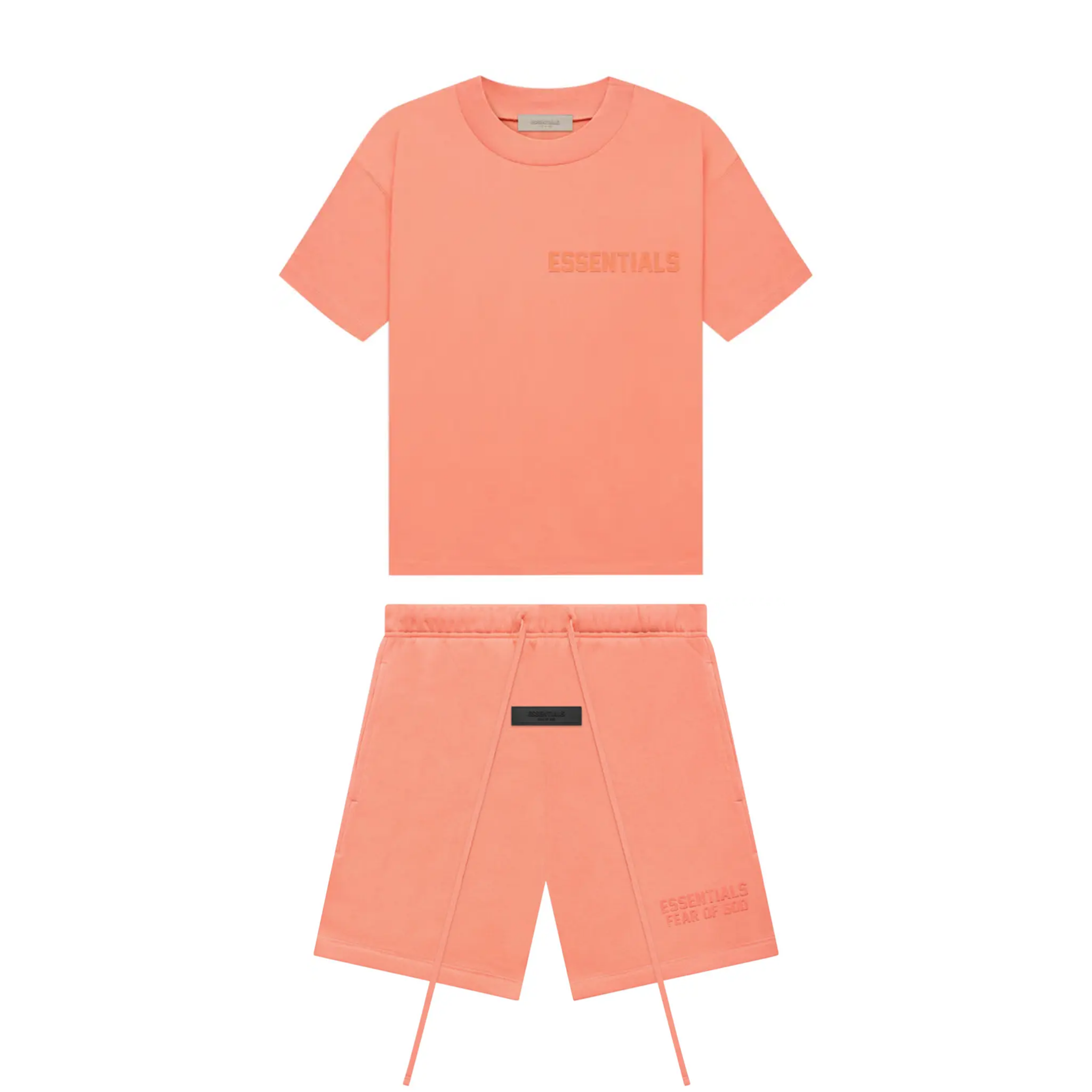 Komplet Essentials Set Coral Short-Sleeve