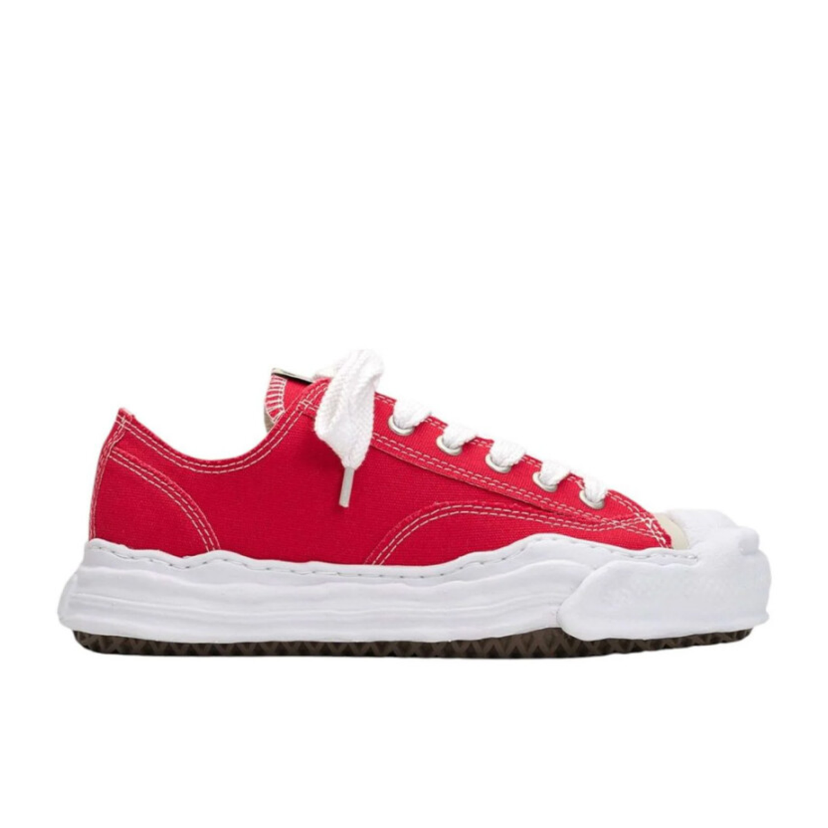 Maison Mihara Yasuhiro Hank OG Sole Canvas Low Red