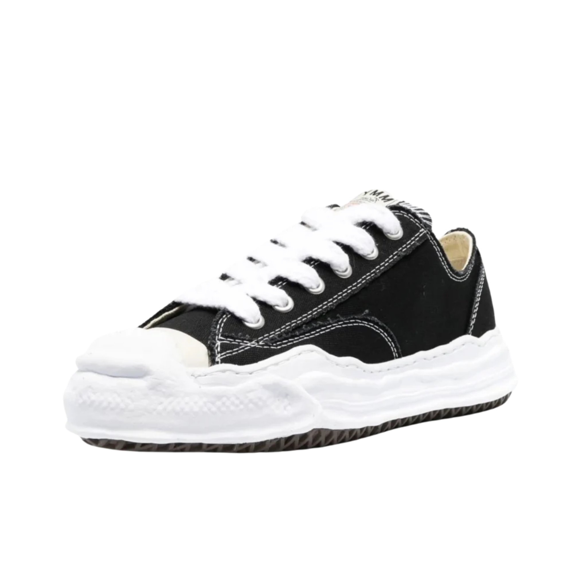 Maison Mihara Yasuhiro Hank OG Sole Canvas Low Black - A05FW702
