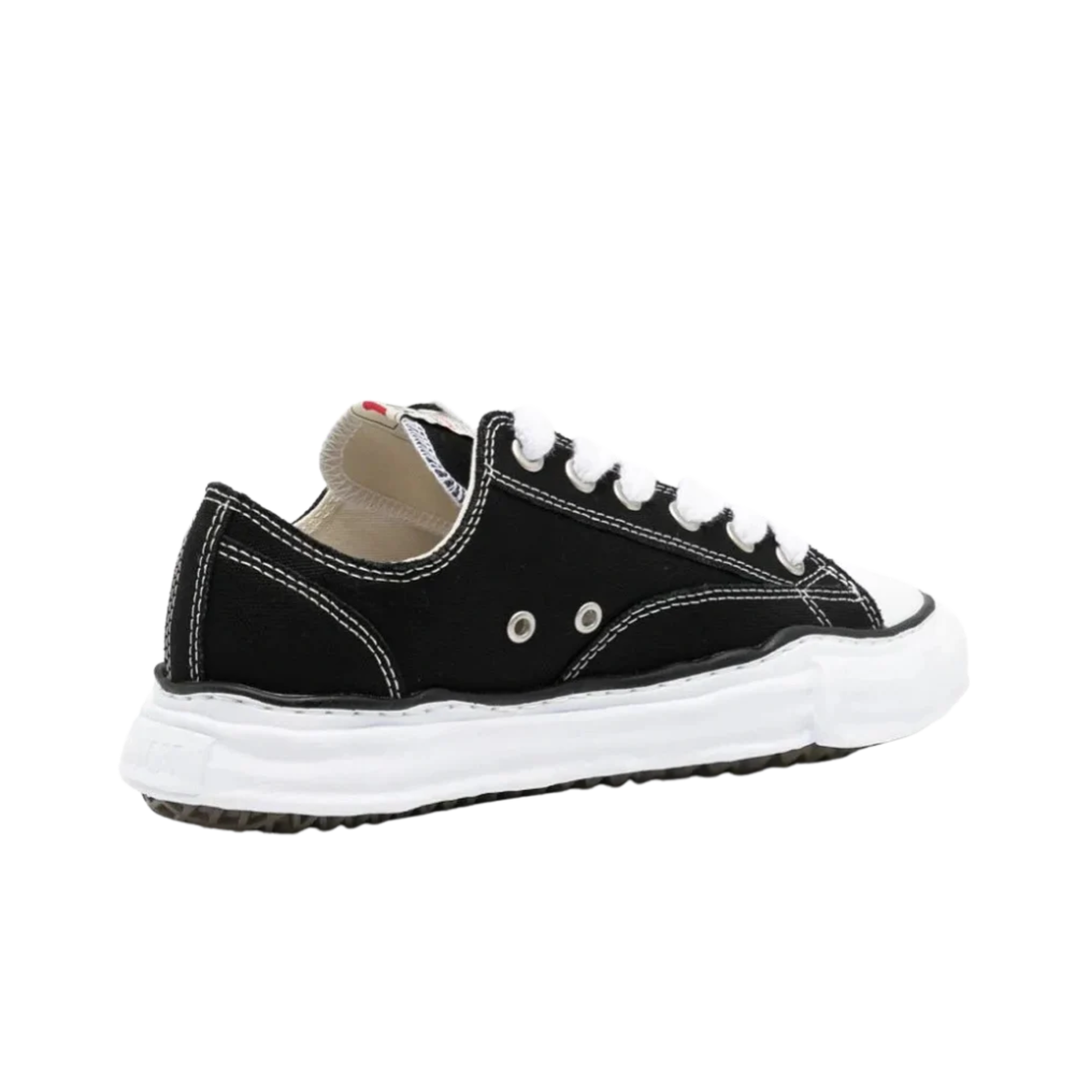 Maison Mihara Yasuhiro Hank OG Sole Canvas Low Black - A05FW702